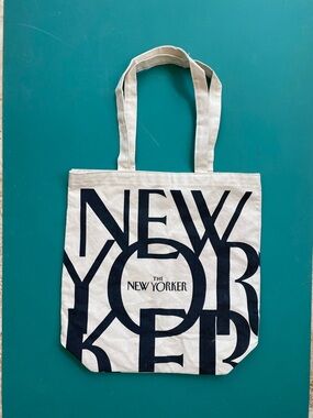 The New Yorker Magazine Classic 100% Cotton Canvas Tote Bag-
NWOT
